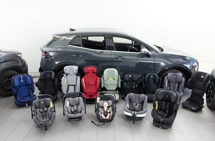 Test de sièges pour enfants