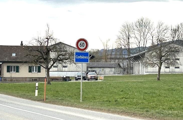 Réaménagement de la route entre Corbières et Villarvolard